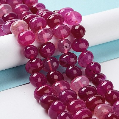 Natural Agate Beads Strands G-G021-03B-09-1