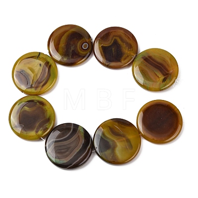 Natural Agate Beads Strands G-B177-B01-03-1