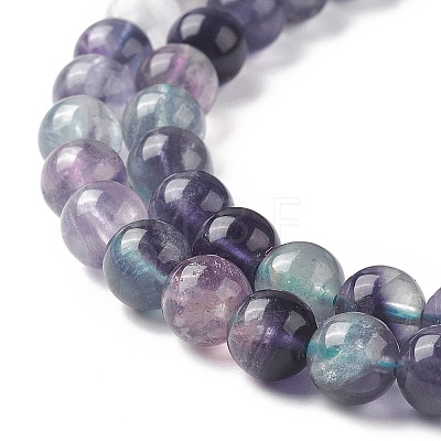 Natural Fluorite Beads Strands G-B038-C02-1