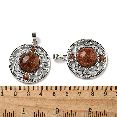 Synthetic Goldstone Pendants G-Q158-03O-1