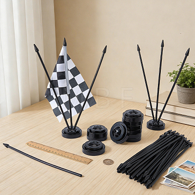 Plastic Flag Display Basement ODIS-WH0086-224C-1