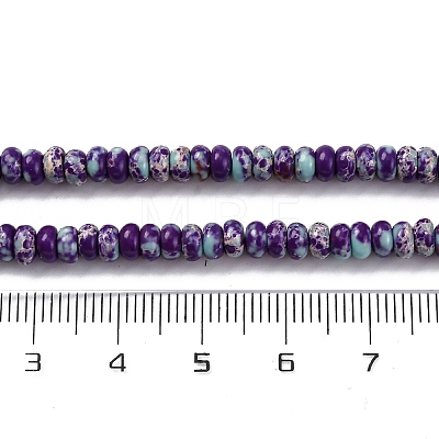 Synthetic Imperial Jasper Dyed Beads Strands G-K343-C39-05-1