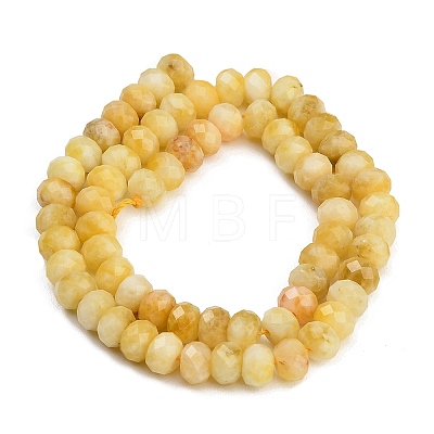Faceted Dyed Natural White Jade Beads Strands GG-CBAE966-01A-D-1