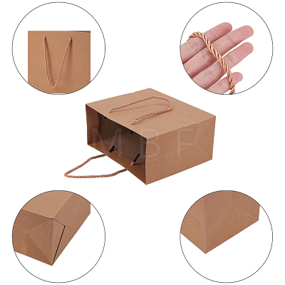 Kraft Paper Bags Gift Shopping Bags ABAG-E002-10C-1