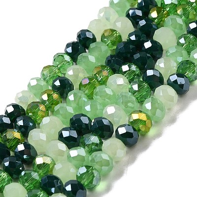 Glass Beads Strands EGLA-A034-M8mm-11-1