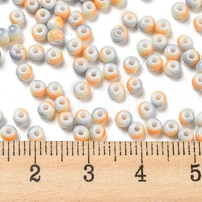 Two Tone Opaque Colours Glass Seed Beads SEED-E005-02H-1