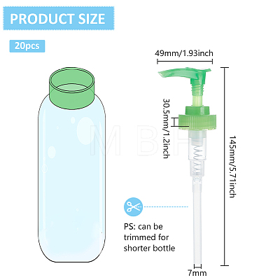 28/400 Plastic Pump Bottles Head FIND-WH0021-81-1