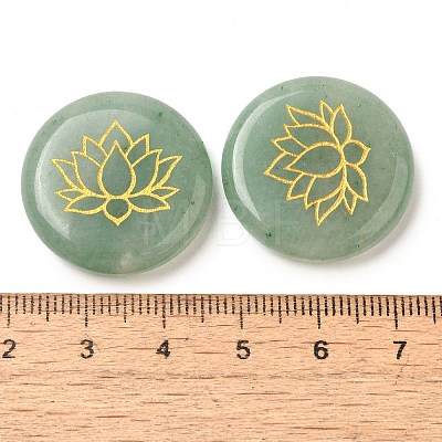 Natural Green Aventurine Cabochons G-C158-04K-1