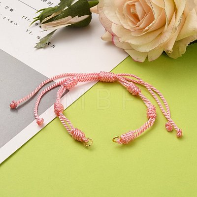 Adjustable Braided Nylon Cord Bracelet Making AJEW-JB00758-02-1