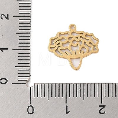 304 Stainless Steel Pendants STAS-S139-06G-07-1