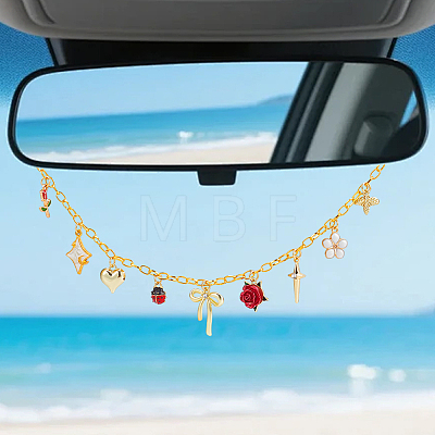 Aluminum Pendant Decorations HJEW-BM00066-1