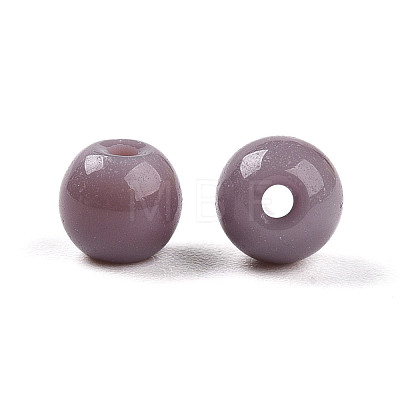 Opaque Solid Color Glass Beads GLAA-N007-4mm-A05-1