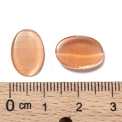 Cat Eye Glass Cabochons CE061-10X14-31-1