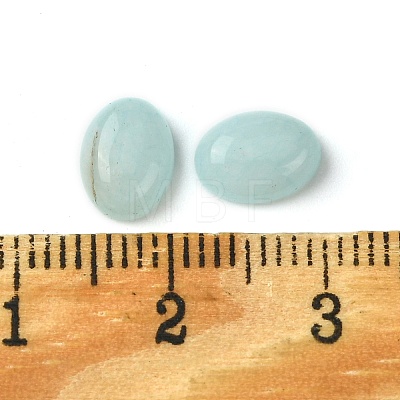 Natural White Jade Cabochons G-A094-01B-30-1