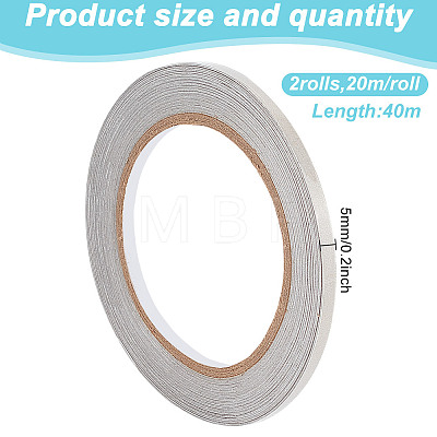 Conductive Fiberglass Fabric Adhesive Tape AJEW-WH0039-47A-1