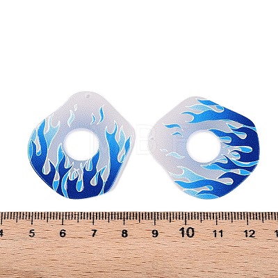 Printed Acrylic Pendants OACR-T028-08C-1