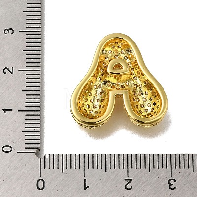 Brass with Cubic Zirconia Pendant KK-Q818-02A-G-1