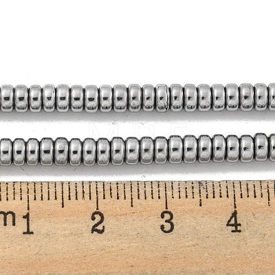 Electroplated Synthetic Non-magnetic Hematite Beads Strands G-K361-A02-02-1