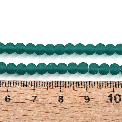 Transparent Glass Beads Strands GLAA-T032-T4mm-MD21-1
