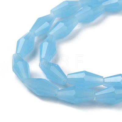 Opaque Glass Beads Strands GLAA-P001-03B-06-1
