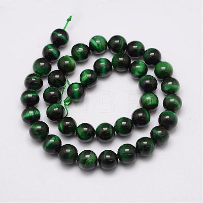 Natural Tiger Eye Bead Strands G-P230-08-G-6mm-1