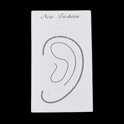 Ear Print Paper Earring Display Cards CDIS-C006-04-1