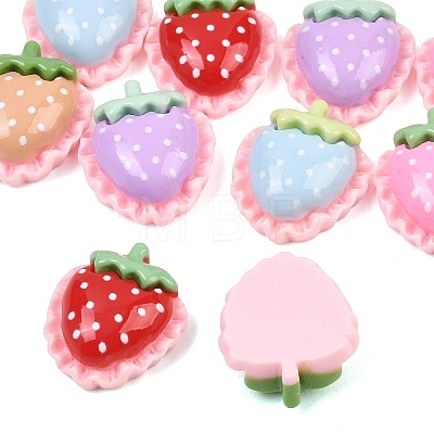 Opaque Resin Cabochons LS-RESI-C067-01C-1