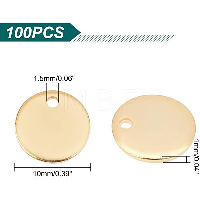 Unicraftale Ion Plating(IP) 304 Stainless Steel Charms STAS-UN0040-11-1