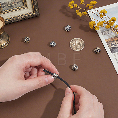 Brass European Beads KK-HS0002-26B-1