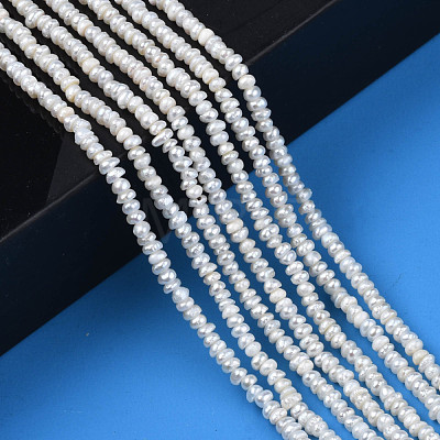 Grade AAA Natural Cultured Freshwater Pearl Beads Strands PEAR-N015-02B-1