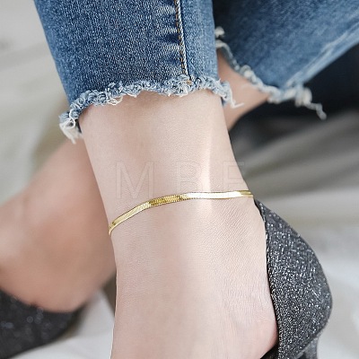 Titanium Steel Alloy Charm Anklets WG33B59-22-1