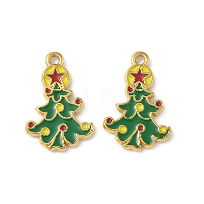 304 Stainless Steel Enamel Pendants STAS-L300-012G-35-1