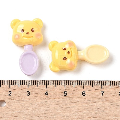 Opaque Resin Decoden Cabochons RESI-S396-11-1