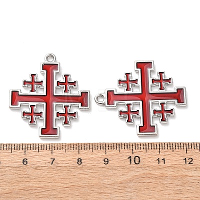 Alloy Enamel Pendants ENAM-K084-01P-1