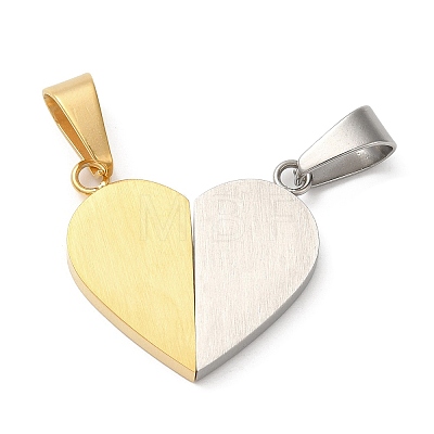 Ion Plating(IP) 304 Stainless Steel Split Pendants STAS-E195-03GP-1