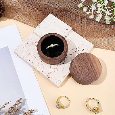 1-Slot Wood Ring Storage Boxes with Velvet Inside CON-CL0001-28B-1