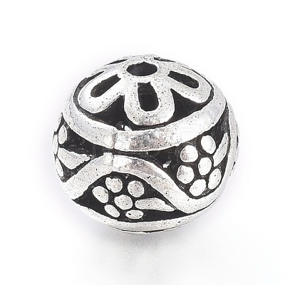 Tibetan Style Alloy 3-Hole Guru Bead Sets PALLOY-TAC0009-36AS-1