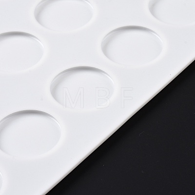 DIY Flat Round Wax Seal Stamp Silicone Mats AJEW-A038-01-1