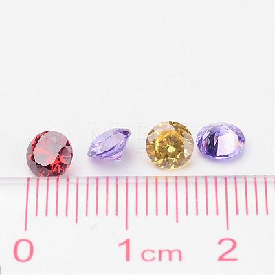 Mixed Grade A Diamond Shaped Cubic Zirconia Cabochons X-ZIRC-M002-5mm-1