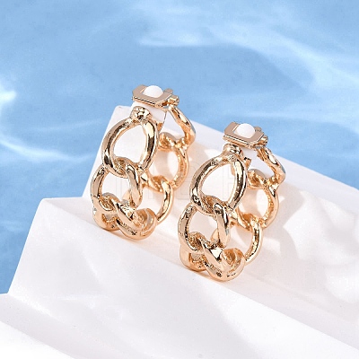 Alloy Silicone Clip-on Earrings EJEW-Z120-01G-01-1