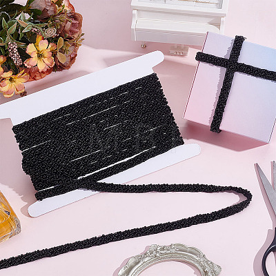 4.7Yards Plastic Beads Ribbon OCOR-HY0001-84A-1