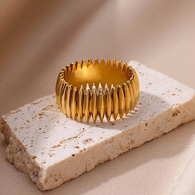 304 Stainless Steel Finger Rings RJEW-S621-03G-1
