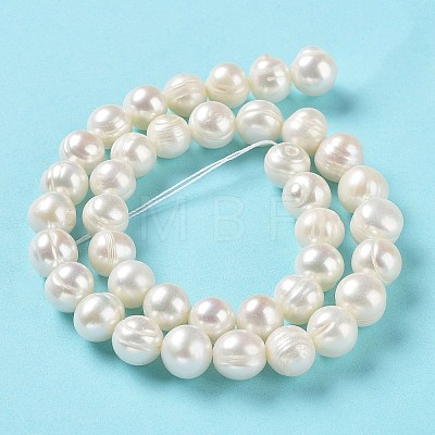 Natural Cultured Freshwater Pearl Beads Strands PEAR-E019-01-1