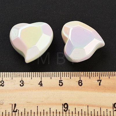 UV Plating Acrylic European Beads OACR-S142-06C-1