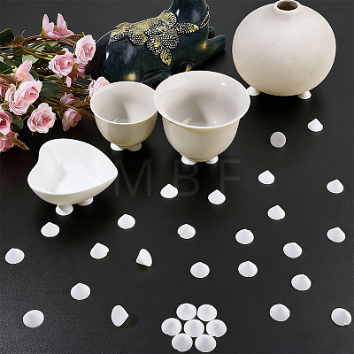 Aluminum Oxide Porcelain Burning Kiln Support Bases AJEW-CP0011-21-1