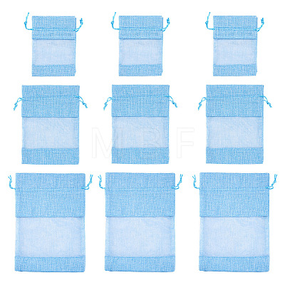 9Pcs 3 Styles Cotton Packing Pouches OP-TA0001-18C-1