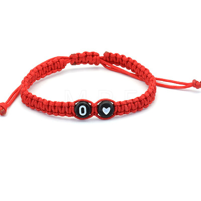 Resin Beads Braided Bead Bracelets FS-WG108B7-15-1
