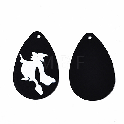 Spray Painted Iron Pendants IFIN-T016-63A-1