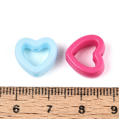 Opaque Acrylic Beads X-OACR-N150-02-1