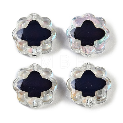 Two Tone Glass Beads GLAA-Z007-07A-1